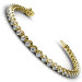 2.00CT round cut diamonds tennis bracelets