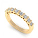 0.50CT round cut diamonds wedding band