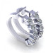 0.60CT round cut diamonds diamond earrings
