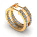 2.00CT round cut diamonds diamond earrings