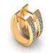 1.50CT princess cut diamonds diamond earrings