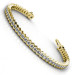 7.00CT round cut diamonds tennis bracelets