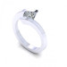 1.15CT princess cut diamonds solitaire ring