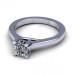 0.35CT cushion cut diamonds solitaire ring