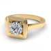 0.45CT round cut diamonds solitaire ring