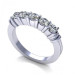 0.80CT round cut diamonds wedding band