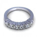 0.80CT round cut diamonds wedding band