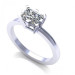 0.80CT radiant cut diamonds solitaire ring