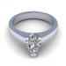0.35CT pear cut diamonds solitaire ring