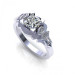 1.50CT princess and marquise and baguette cut diamonds engagement ring
