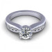 0.60CT round cut diamonds engagement ring