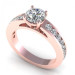 1.20CT round cut diamonds engagement ring