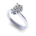 0.45CT pear cut diamonds solitaire ring