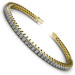 9.00CT princess cut diamonds tennis bracelets