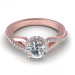 0.60CT and round cut diamonds engagement ring