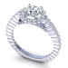 1.20CT round cut diamonds engagement ring