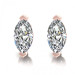 2.00CT marquise cut diamonds stud earrings