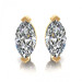 0.80CT marquise cut diamonds stud earrings