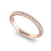 0.30CT Round Cut Diamonds Wedding Band