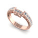 0.60CT Round Cut Diamonds Wedding Band