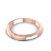 14KT Rose Gold 2.70MM Width & 1.65MM Thick Plain Wedding Band