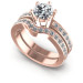 0.95CT Round Cut Diamonds Bridal Set