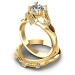 1.00CT Round Cut Diamonds Bridal Set