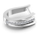 0.30CT Round Cut Diamonds Hoop Earrings