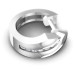 0.30CT Round Cut Diamonds Hoop Earrings