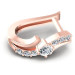 0.50CT Round Cut Diamonds Hoop Earrings