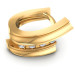 0.10CT Round Cut Diamonds Hoop Earrings