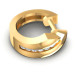 0.30CT Round Cut Diamonds Hoop Earrings