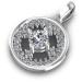 0.90CT Round Cut Diamonds Diamond Pendants