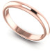 14KT White Gold 3.10MM Width & 1.95MM Thick Plain Wedding Band