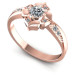 0.90CT Marquise And Round Cut Diamonds Bridal Set