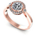 1.55CT Round Cut Diamonds Three Stone Ring