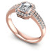 0.25CT Round Cut Diamonds Fashion Ring