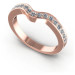 0.35CT Round Cut Diamonds Wedding Bands