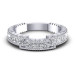 0.35CT Round Cut Diamonds Wedding Band