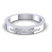 0.25CT Princess Cut Diamonds Wedding Band