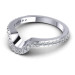0.35CT Round Cut Diamonds Wedding Band