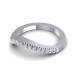 0.30CT Round Cut Diamonds Wedding Band
