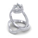 0.80CT Round Cut Diamonds Bridal Set