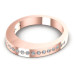 0.25CT Round Cut Diamonds Wedding Band