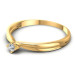 0.05CT Round Cut Diamonds Solitaire Ring