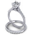 1.55CT Round Cut Diamonds Bridal Set