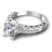 1.10CT Round Cut Diamonds Engagement Rings