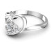 1.55CT Round Cut Diamonds Three Stone Ring