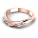 0.10CT Round Cut Diamonds Wedding Bands