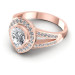 1.57CT Round Cut Diamonds Engagement Rings